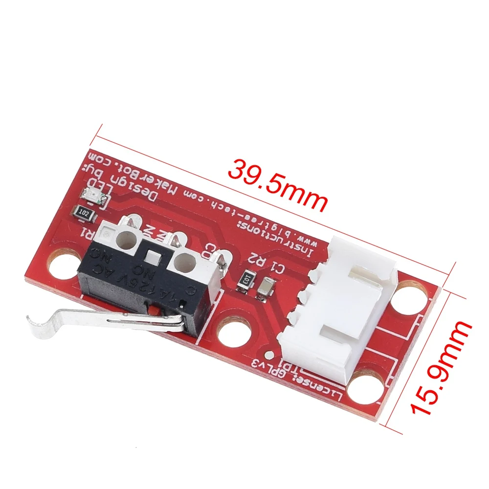 1/3PCS Endstop Mechanical Switch with 3 Pin 70cm Cable For TZT RAMPS 1.4 Control Board Part Switch Accessories 3D Printers Part