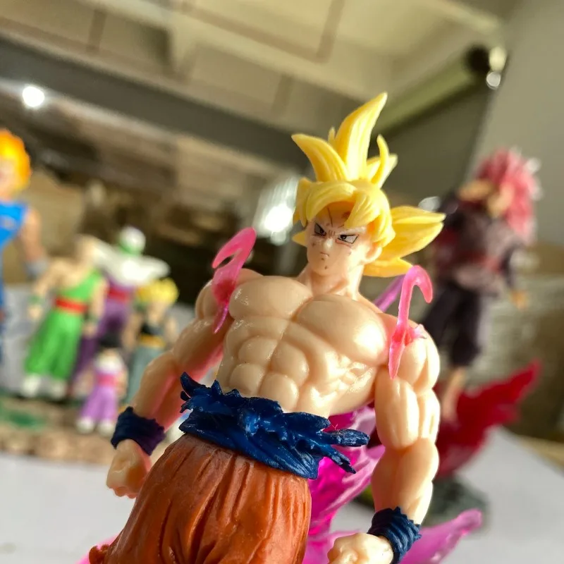 Dragon Ball Series Wukong Nuova moda per bambini Cartoon Creativo Collezione di personaggi anime Modello di personaggi Figura Decorazioni
