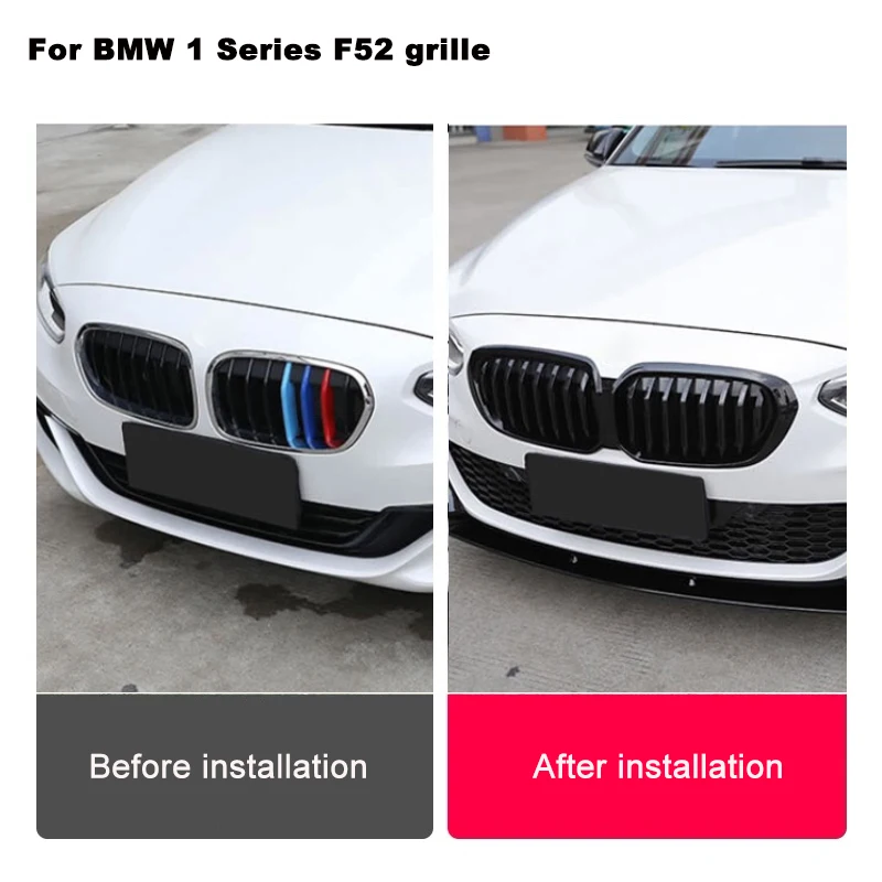 Front Kidney Grille For BMW 1 Series F52 Grille Modified With Black Sports Decoration 120i125i118i Single Pole Lntegrated Grille