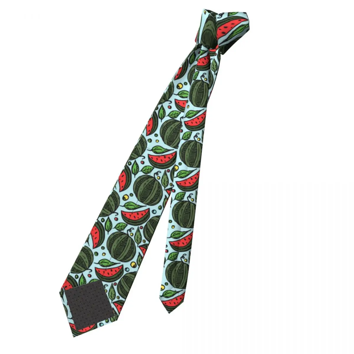 Colored Doodle With Watermelon Neckties Men Women Skinny Polyester 8 cm Classic Neck Tie for Mens Suits Accessories Gravatas