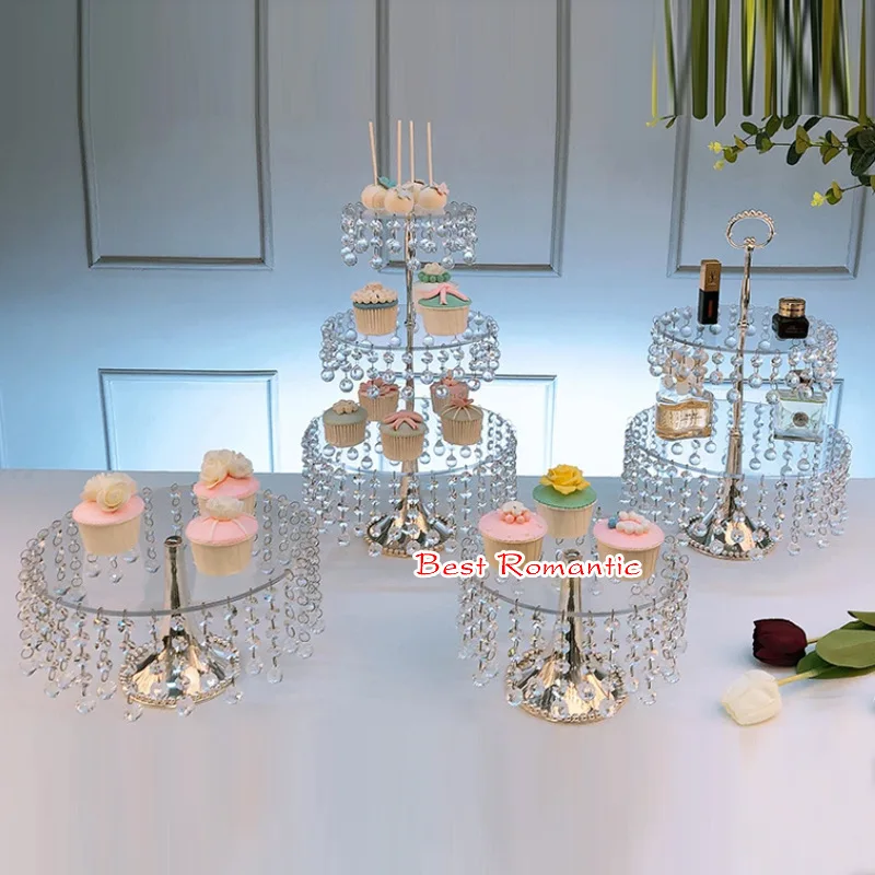 Acrylic cake rack wedding dessert table decorative ornament cup cake decorative rack