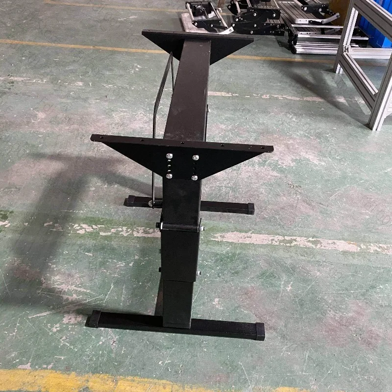 Camper Van Folding Table Frame with Adjustable Legs - Space-Saving Convertible Desk & Bed System for RV Interior Upgrade