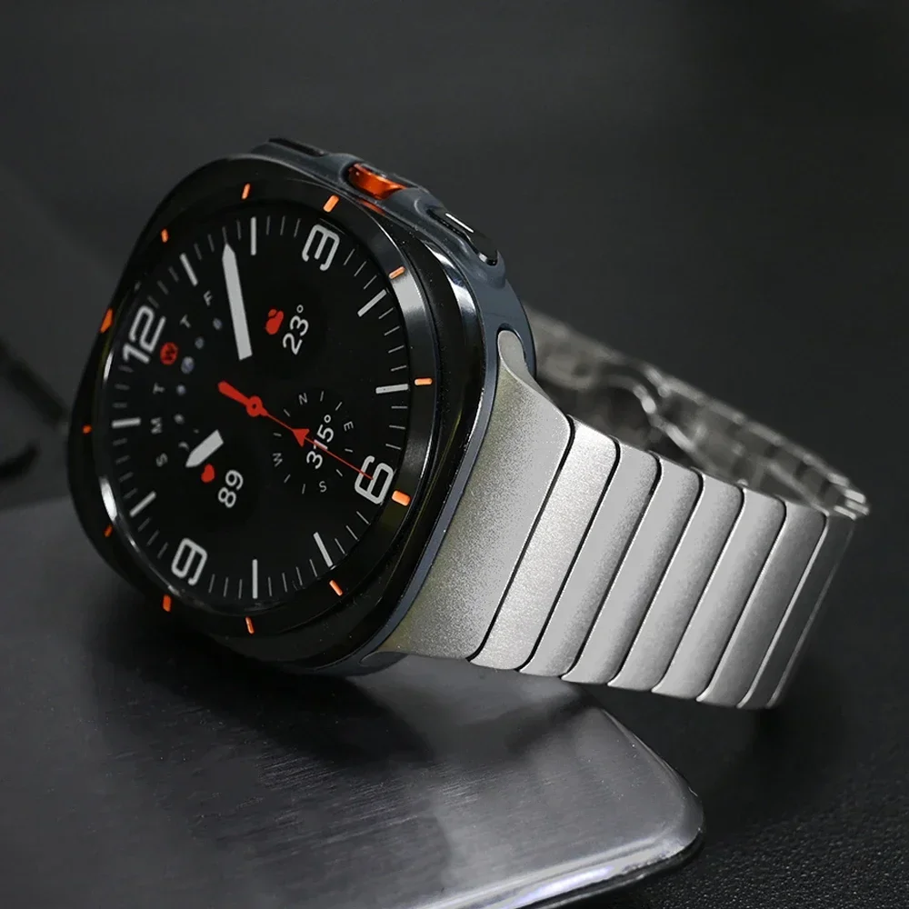 Stainless Steel Bracelet for Samsung Galaxy Watch 7 Ultra 47mm Band Luxury Metal Wristband Strap for samsung galaxy ULTRA 47MM image 5
