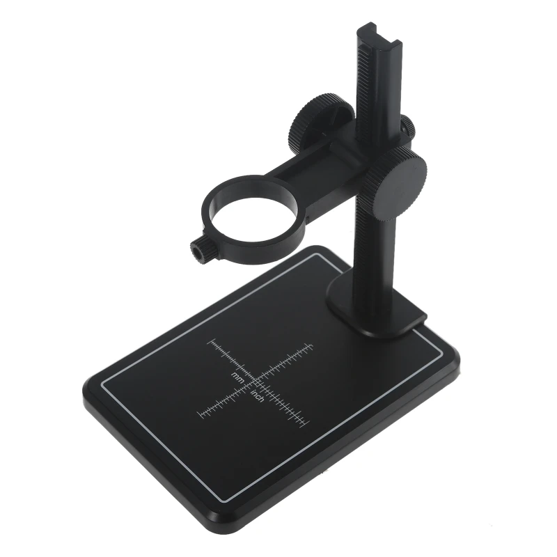 Microscope Stand Portable Adjustable Manual for FOCUS Digital USB Microscope Holder Support Adjusted Up & Down Black/Whi