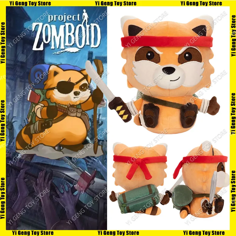 

Project Zomboid Spiffo Plush Toy Raccoon Animal Doll Soft Pillow Fans Gift Stuffed Toy Collectible for Anime Movie Lovers