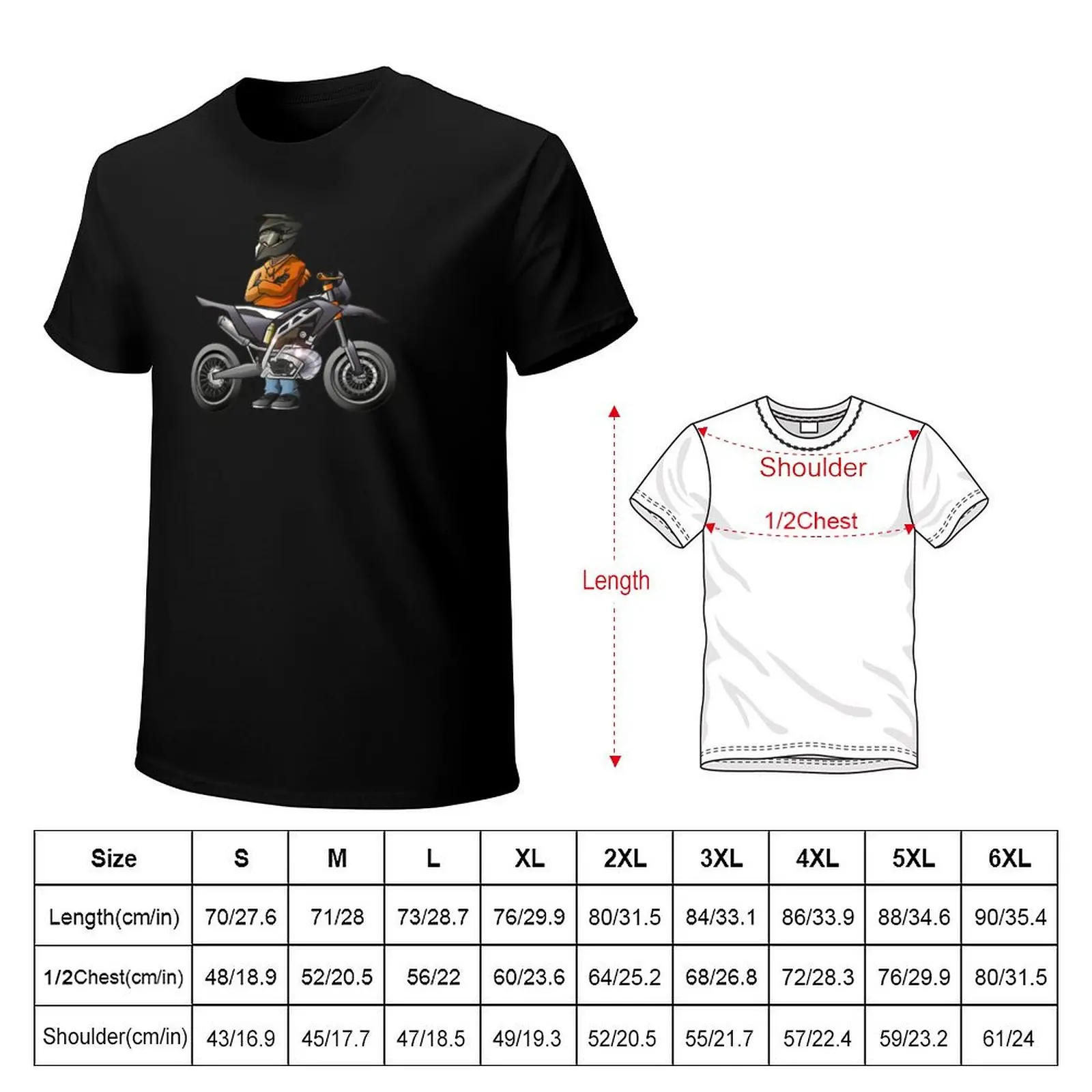 Motard motorbike boyz T-Shirt t shirt man casual T-Shirt