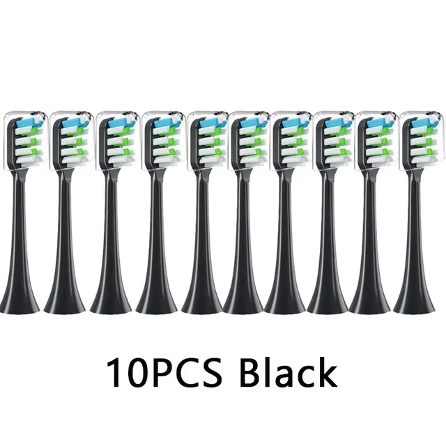 Replacement Toothbrush Head for SOOCAS X3/X3 Pro/X1/V1/V2/D3/X3U/X5/D3 Pro DuPont Soft Bristle Nozzles Vacuum Sealed Packed