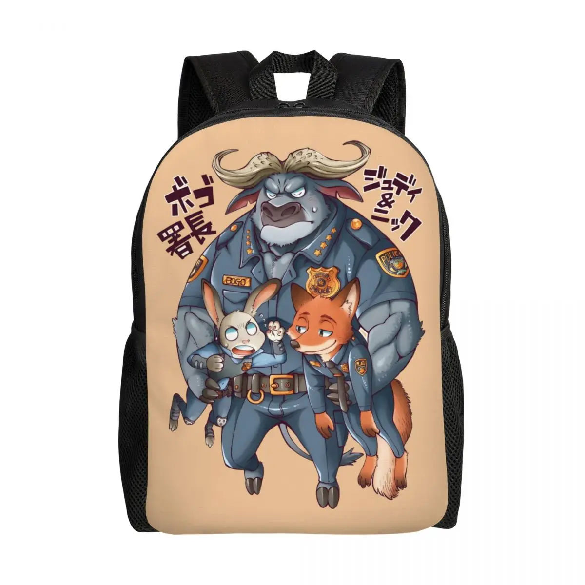 

Пользовательский дорожный рюкзак Zootopia для женщин и мужчин, школьный компьютерный рюкзак с героями мультфильмов, студенческий рюкзак, сумки