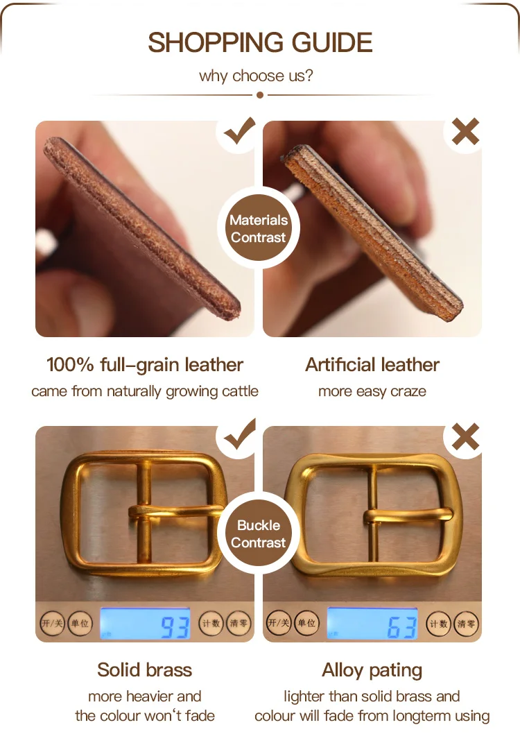 High Quality Thickened Pure Steel Needle Buckle Men's American Retro Belt Versatile Casual Fashion Cowhide Design Waist Belts