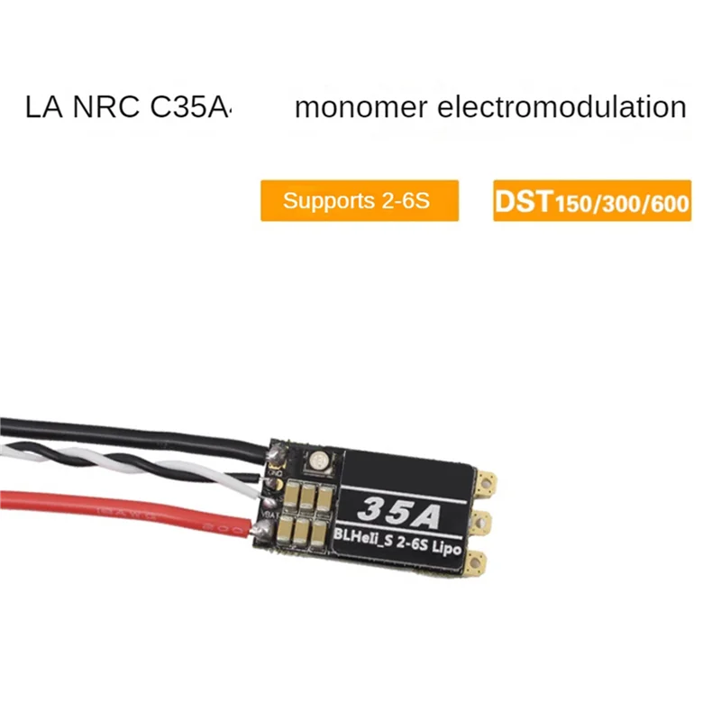 【Home-Tools!】2X Blheli S 2-6S Lipo 35A Brushless ESC Embutido Programável RGB LED D-Shot 150/300/600 ONESHOT125