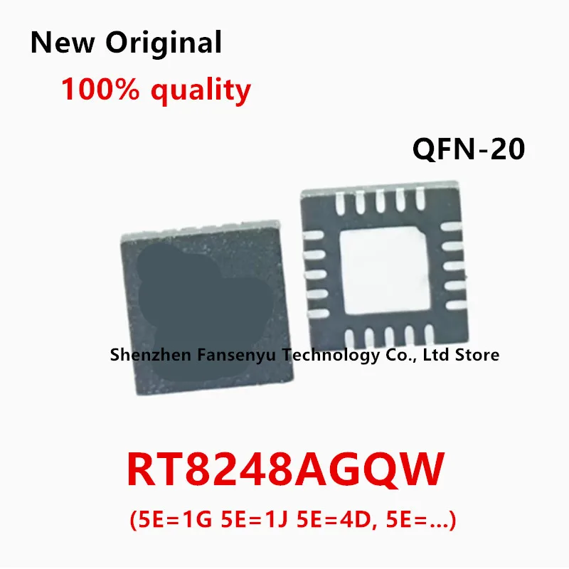 

(5piece)100% New RT8248AGQW RT8248A (5E=1G 5E=1J 5E=4D, 5E=...) QFN-20 Chipset