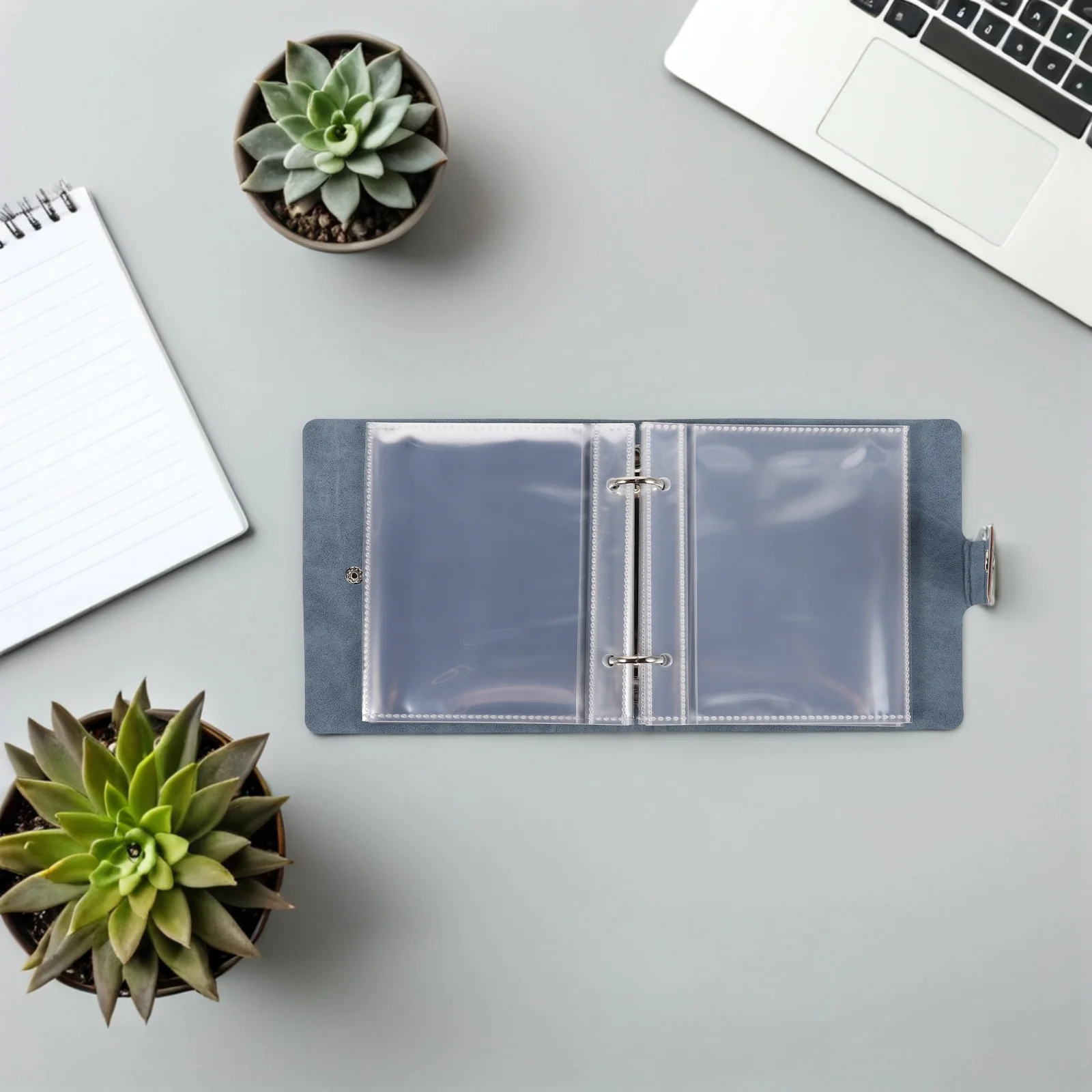 

2Pcs Seed Packet Binder PU Large Capacity Garden Seed Organizer Binder Clear Sleeves Storage Book for Vegetable Flower