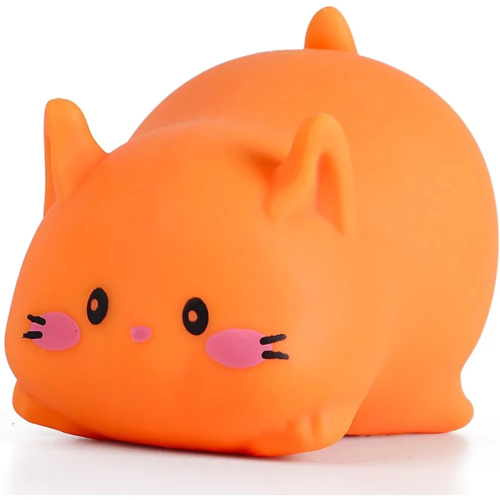 

Мячи от стресса для кошек, мягкие игрушки для взрослых и детей, мягкие игрушки для кошек (оранжевые), шарики для теста, мягкие игрушки для снятия стресса с животными Fi