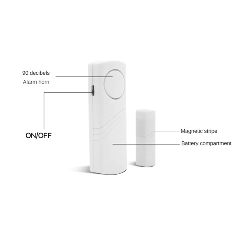 SQPP-10Set/Lot Wireless Burglar Alarm Door And Window Magnetic Sensor Alarm Smart Home Security Protection Door Window Alarm