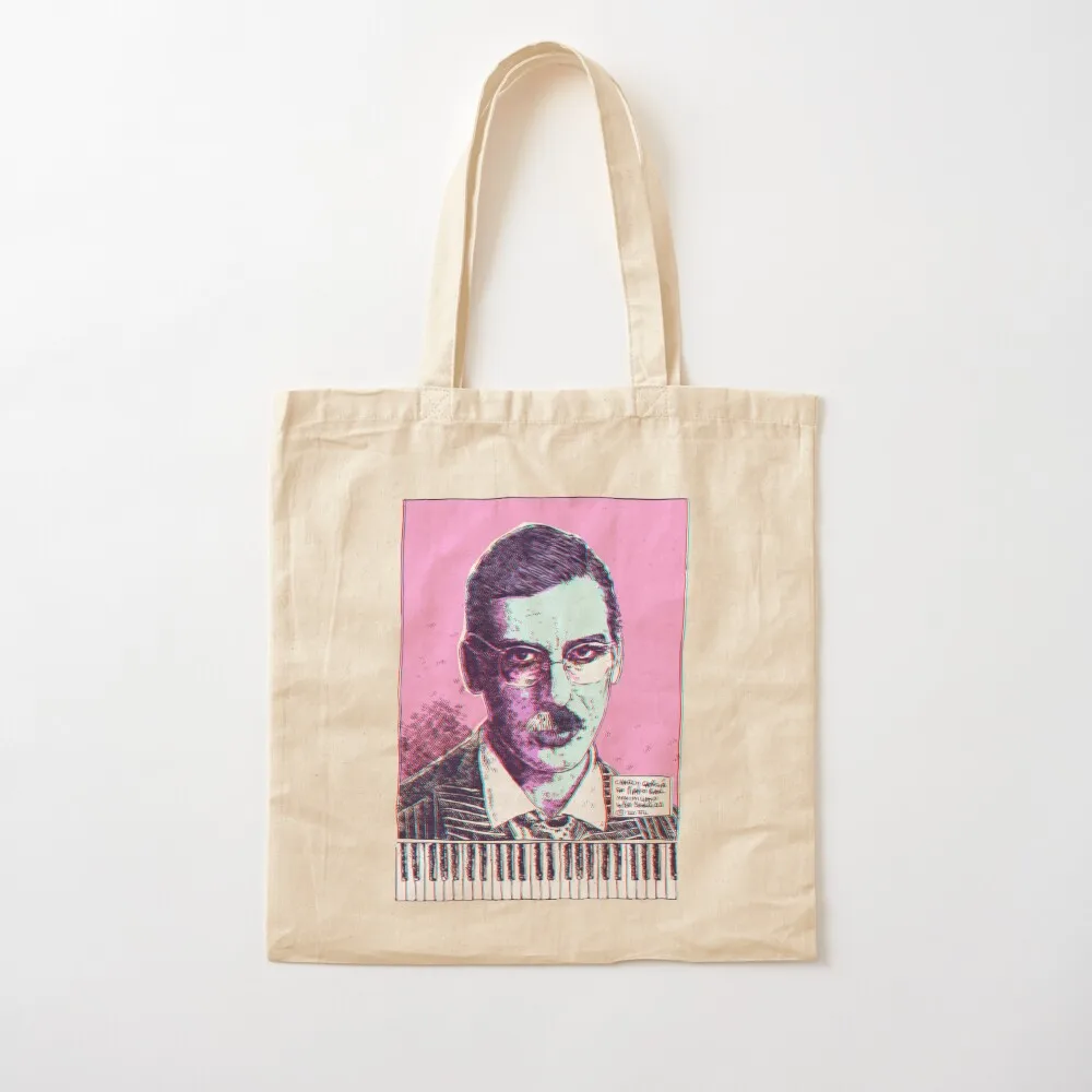 Charly Garcia, as dressed in Piano Bar Tote Bag tote bag men hand bag Reusable bags