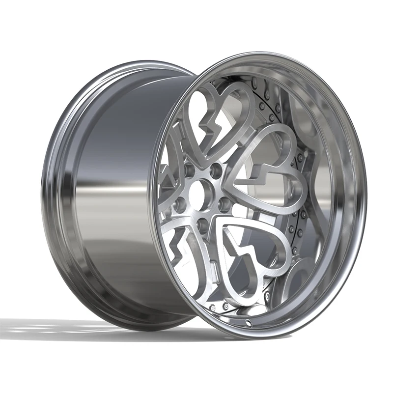 

Multi Spoke 2-piece 3-piece Forged Wheel Concave Racing Series, Super Large Deep Lip Brush Polished Chrome Plated