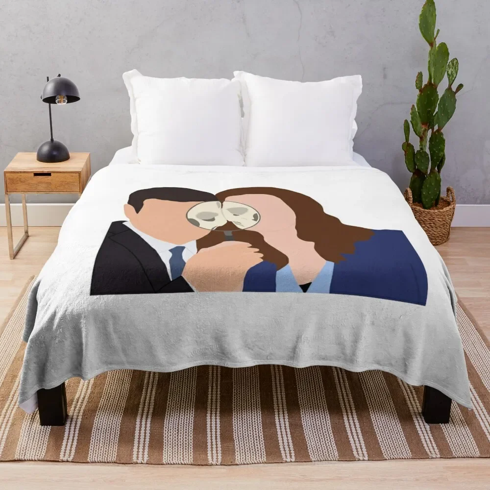 

booth and brennan Throw Blanket Custom anime Personalized Gift Blankets
