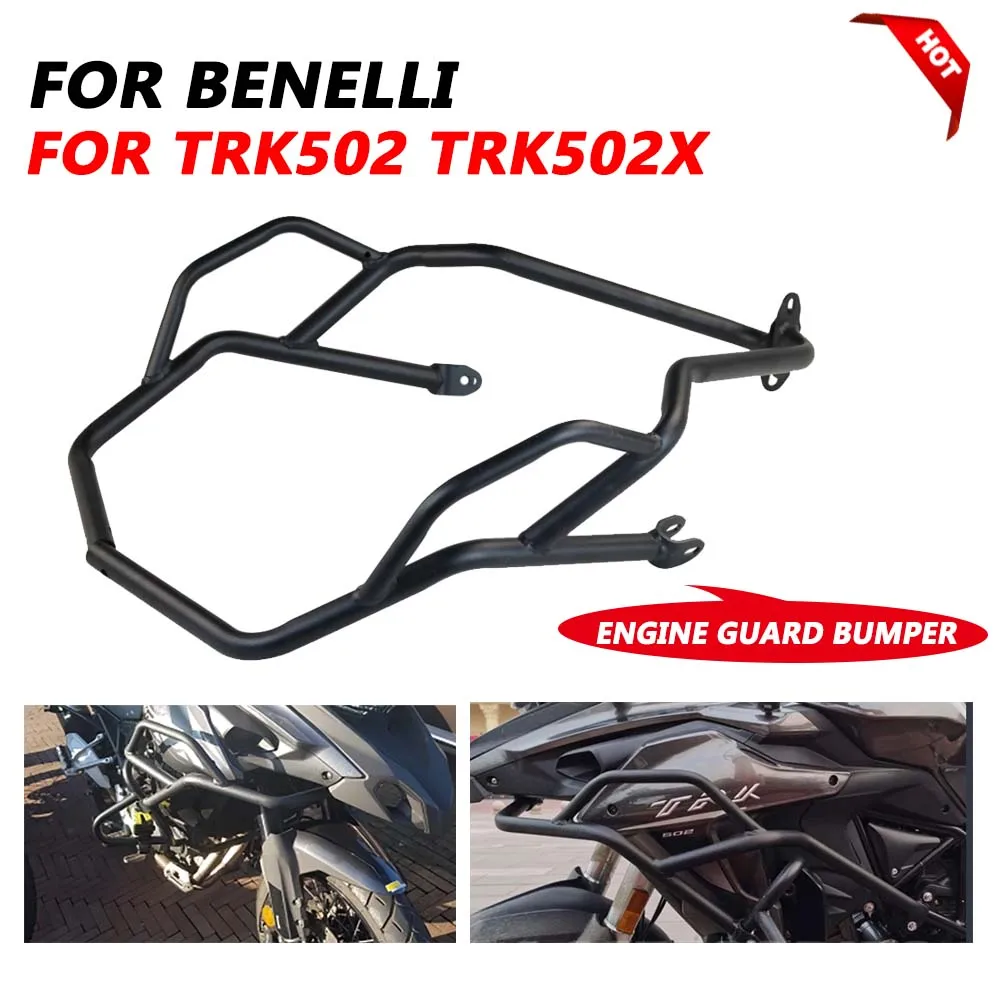 For Benelli TRK502 TRK502X TRK 502 X 502X BJ500GS-A Motorcycle Protector Upper Bumper Engine Guard Crash Bars Frame Protection