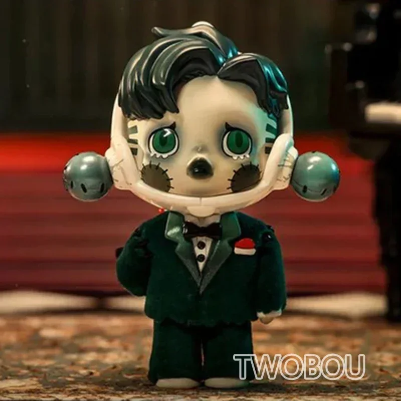 POP MART Skullpanda Addams Family Series Blind Box Anime Action Figure Guess Bag Ornament Figurines Desktop Dolls Model Gift image 3