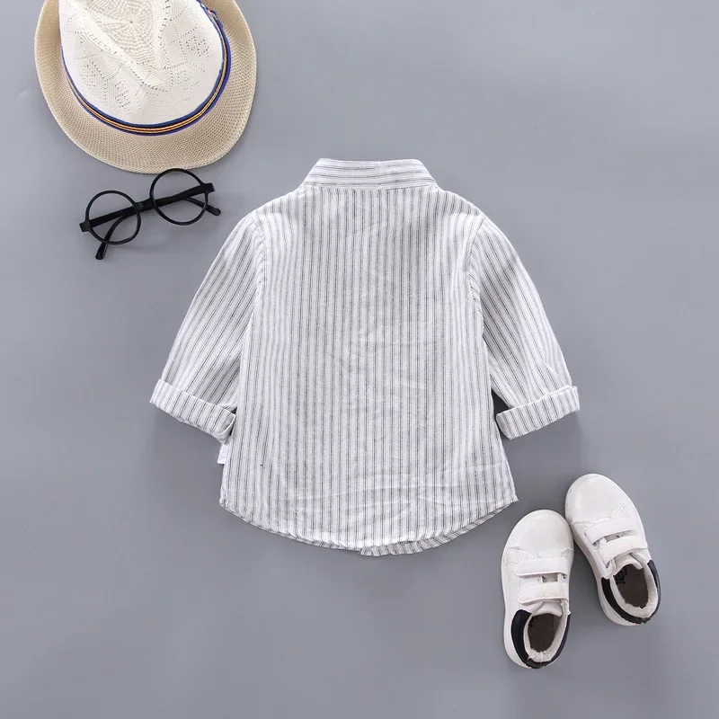 Summer 1-piece Set of Children's Men's Shirt Cotton Clothing  Children's Top Shirt  Children's Wear 1 2 3 4 5 Yeas