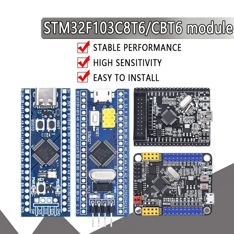 STM32F103C8T6 STM32F103CBT6 ARM STM32 Minimum System Learning Development Board Module For Arduino 32F103C8T6