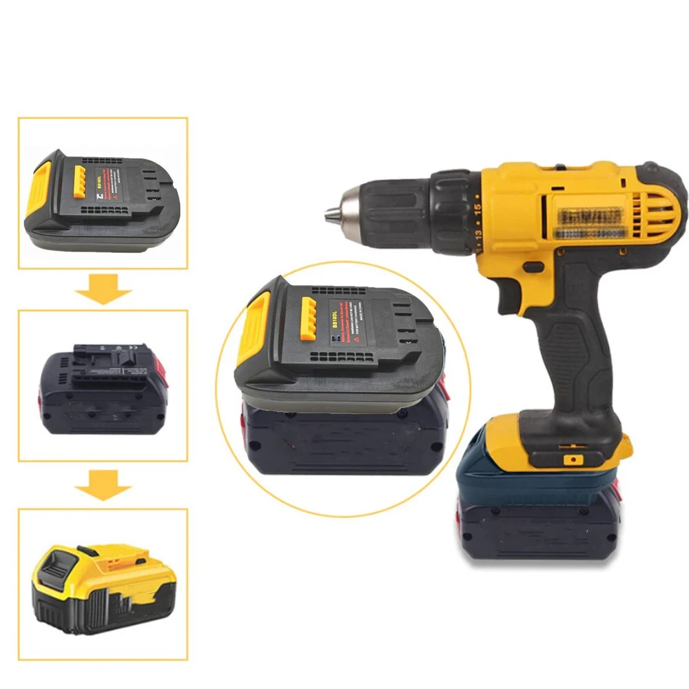 Hot BS18DL Battery Adapter For Bosch 18V Battery Use For Dewalt 18V/20V Li-Ion Battery Power Tools Converter