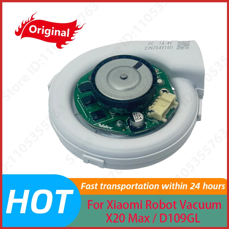 Original Engine Ventilator Fan For Xiaomi Robot Vacuum X20 Max / D109GL Sensor Parts Vacuum Turbine Motor Accessories 22N704V160
