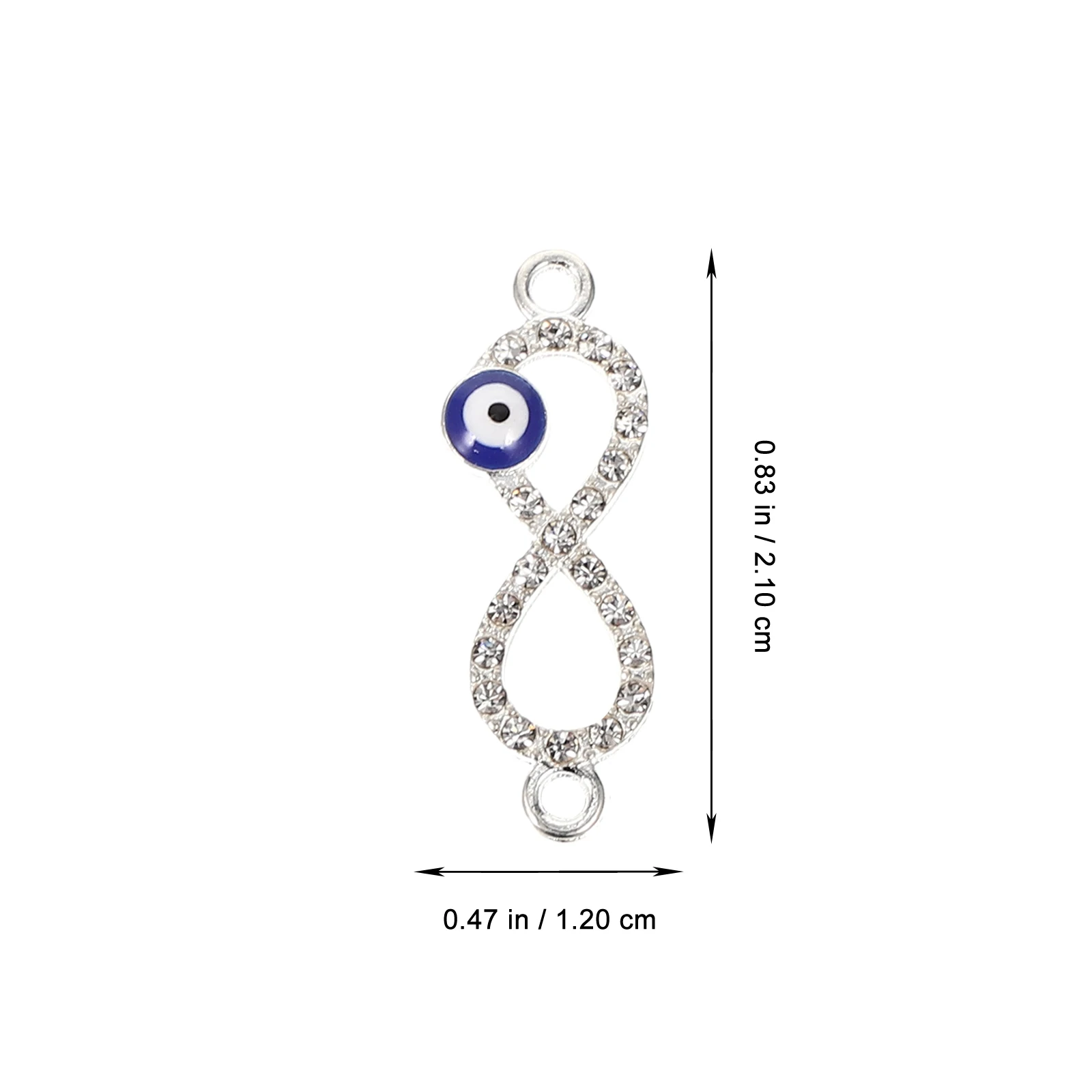 

22 Pcs Beading 's Eye Pendant Earrings Charms for Jewellery Making Women's