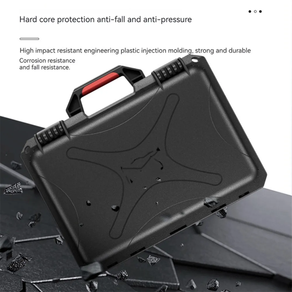 Outdoor Waterproof ABS Hardshell Storage Box Travel Carrying Case  for DJI Drone Mini4 Pro Compatible with RC2/N2