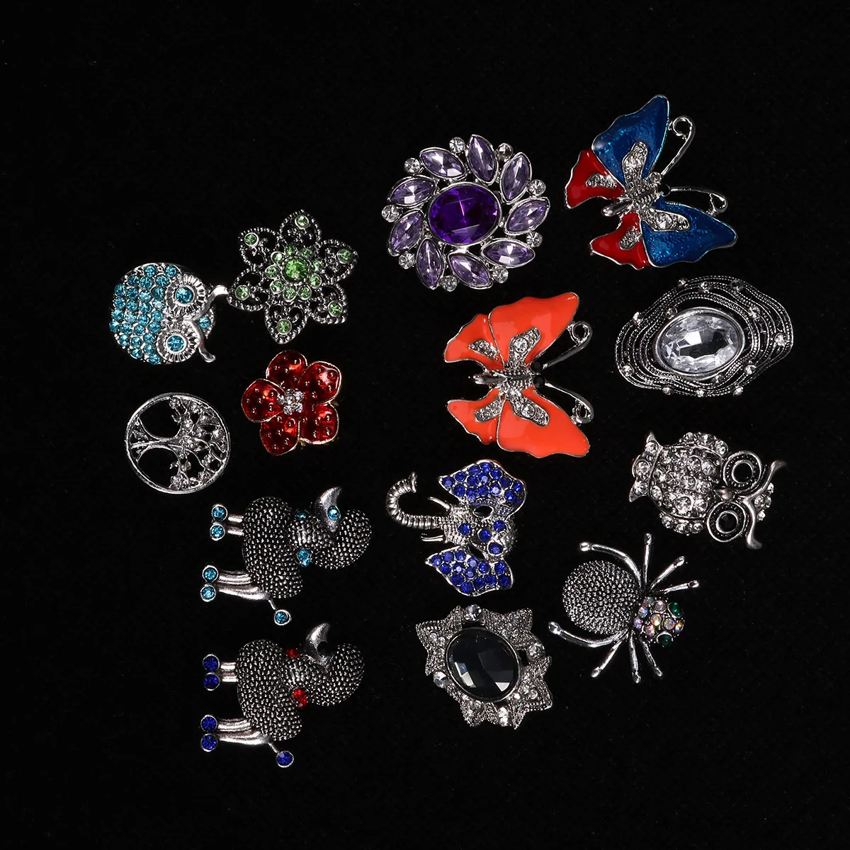 20 Pcs Rhinestone Buttons Mixed Belt Accessories for Sewing Metal Rhinestones Charming