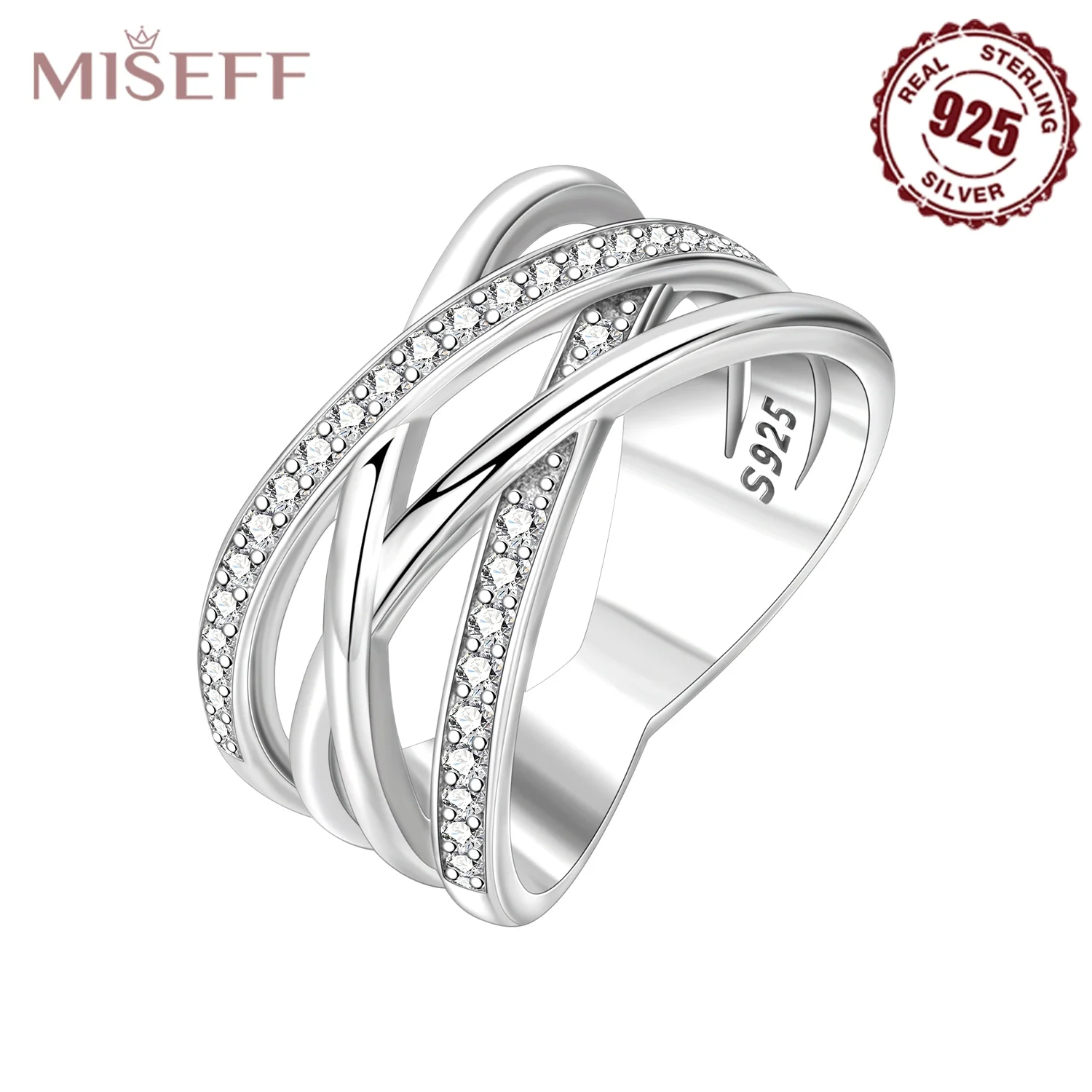 Women's Versatile S925 Sterling Silver Fashion Ring