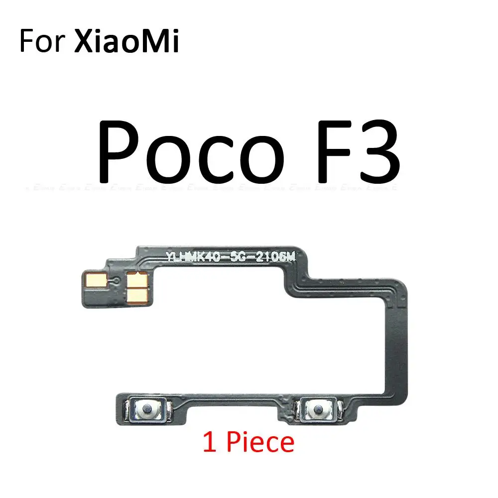 Power ON OFF Mute Switch Control Key Volume Button Flex Cable For XiaoMi Poco X2 X3 NFC GT C3 M2 M3 F3 F2 Pro Max PocoPhone F1