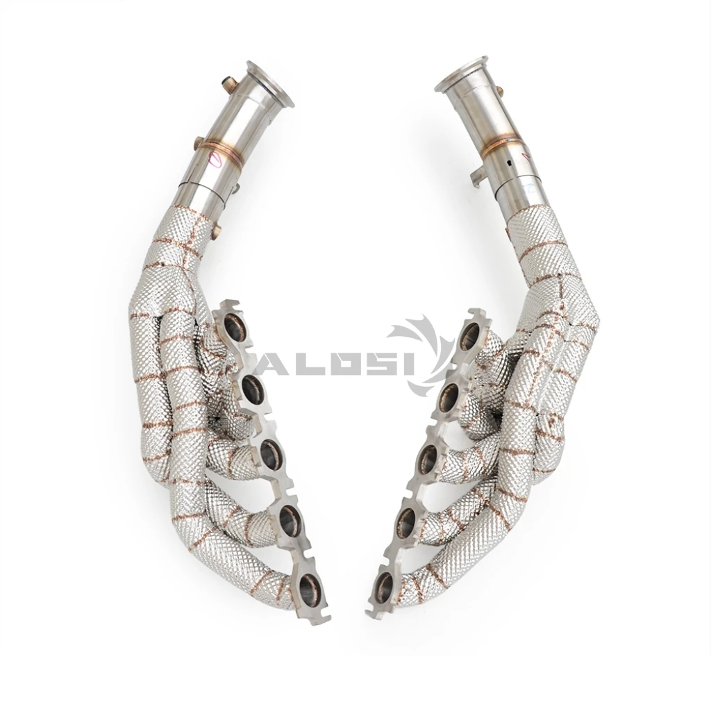 

Exhaust manifold for Lamborghini Hurac á n EVO 5.2 2019-2024 performance exhaust manifold straight through exhaust manifold