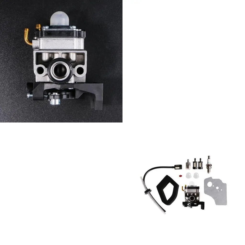 Electric Lawn Mower Blower Carburetor with Gasket for Spark Plug Line Hose Fit for GX25 GX35 HHT35
