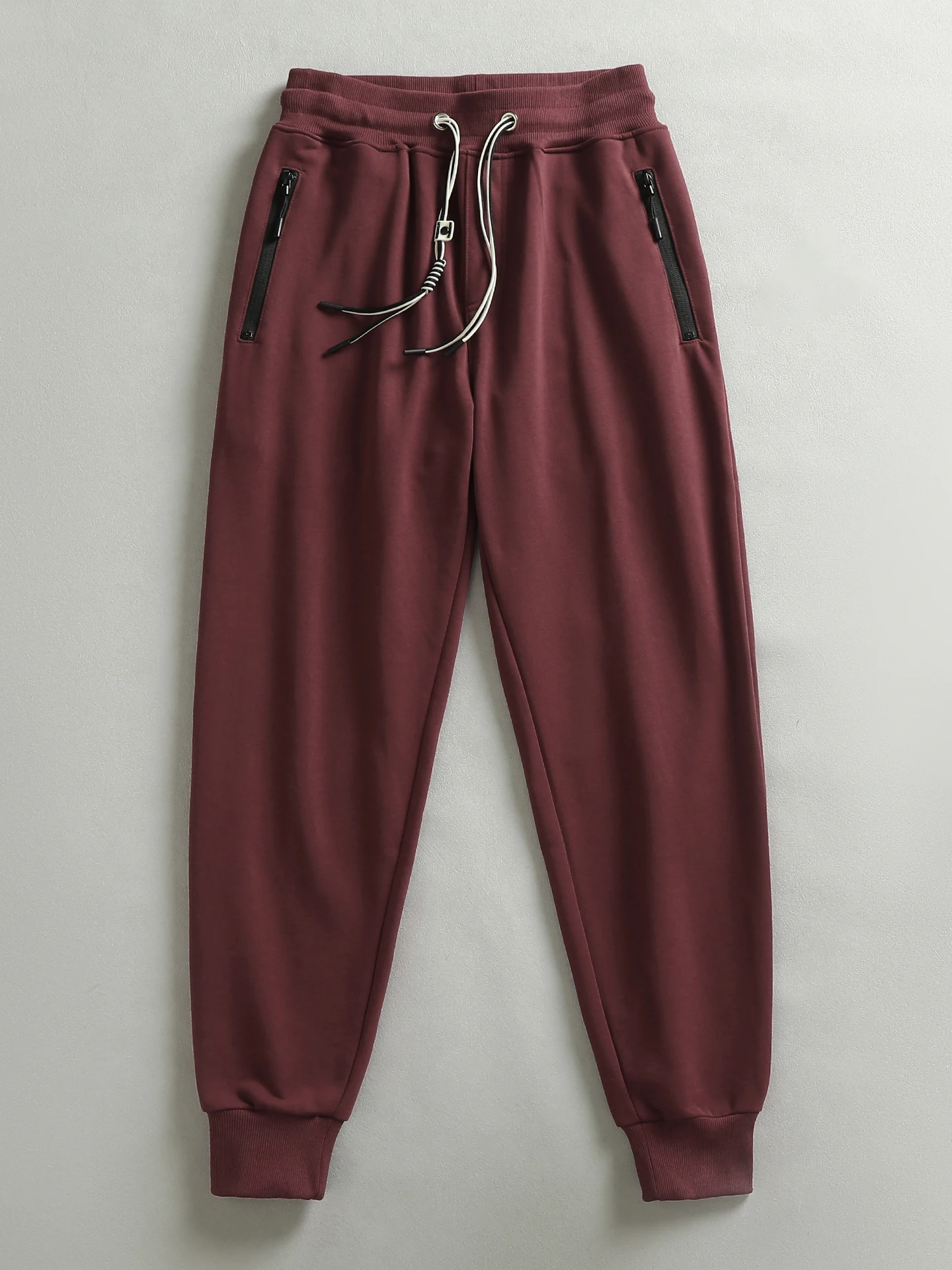 Casual American Retro Knitted Cotton Sweatpants Men's Trendy Loose Sports Cuffed Pants Breathable Comfortable Spring Summer