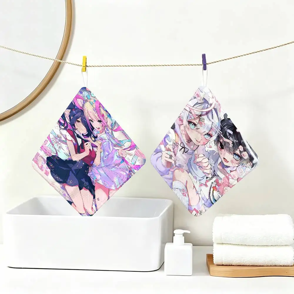 Game N-Needy Girl O-Overdose Hanging Kitchen Towel, Polyester Cotton Material, Multipurpose Hand Wiping Towel for Family