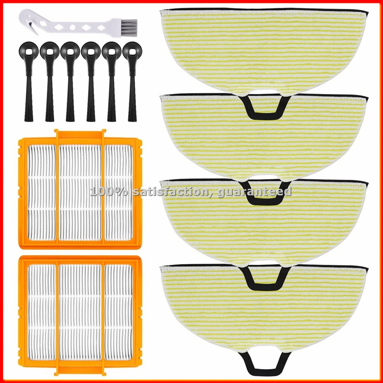 Replacement Parts for RV2610WA AV2610WA RV2620WA RV2610WD RV2410WD RV2620WD Mop Brush Filter Kit-ABLM