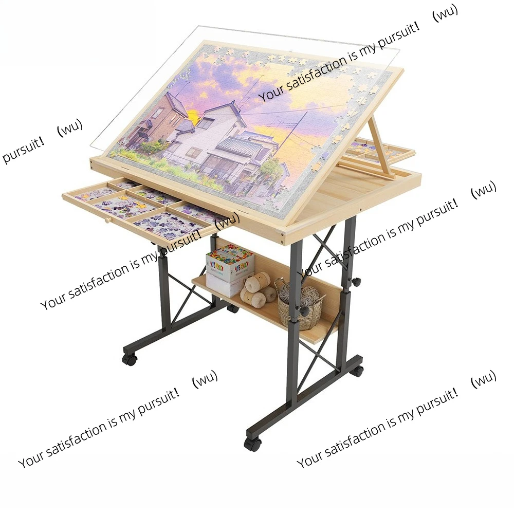 

Стол-головоломка деревянный, доска для хранения детских головоломок для взрослых, стол для сортировки