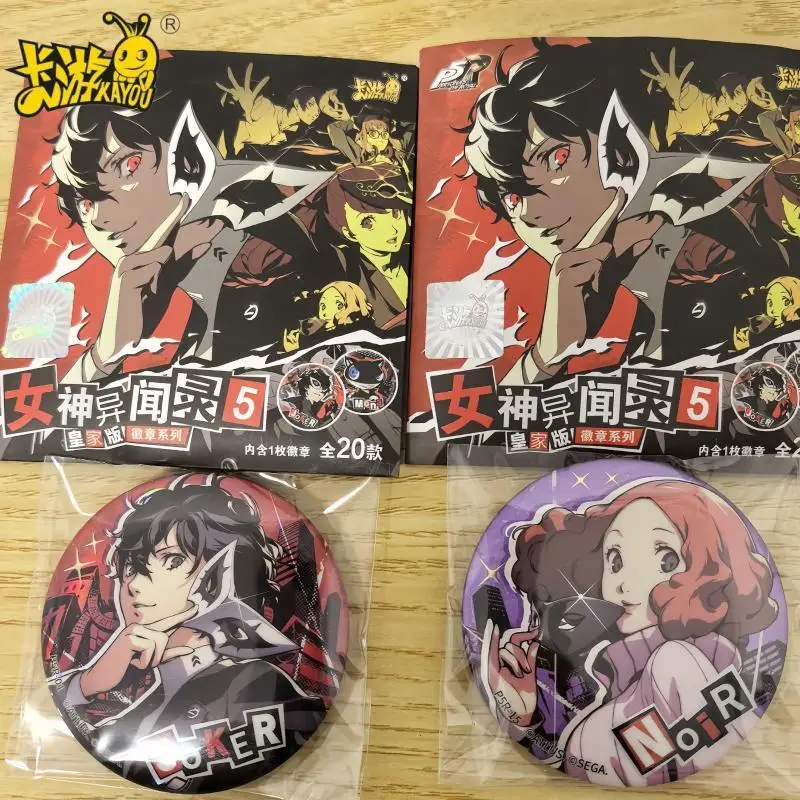 

KAYOU в наличии, оригинальный значок Persona 5, королевское издание, аниме-персонажи, куклы, коллекционные украшения, коллекционные игрушки, праздничные подарки