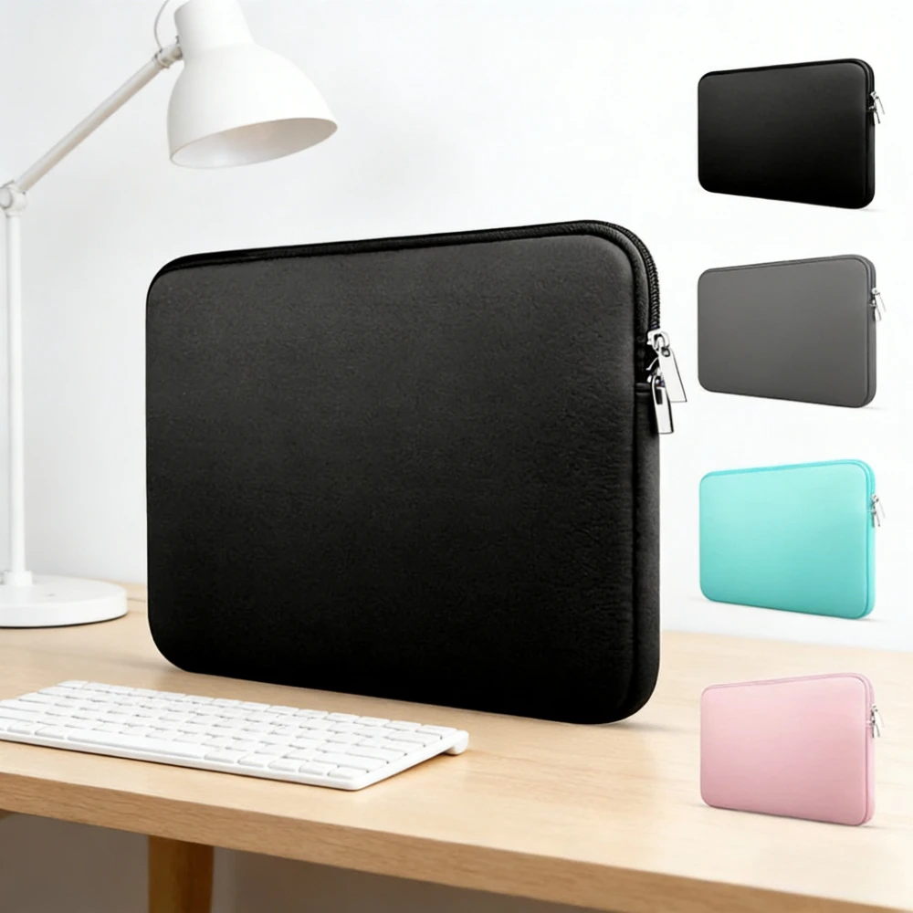 

Portable Laptop Bag 11 12 13 15 15.6 Inch Laptop Case Soft Bag Office Travel Business For Xiaomi Hp Dell Lenovo PC Computer Case