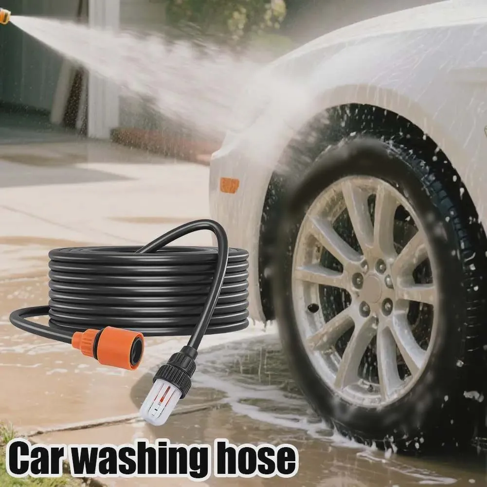 PVC Anti-freeze Water Inlet Pipe Set 5m/10m/15m/20m Pipe For Lithium Battery Wash-Gun High Pressure Washer Water Inlet Hose