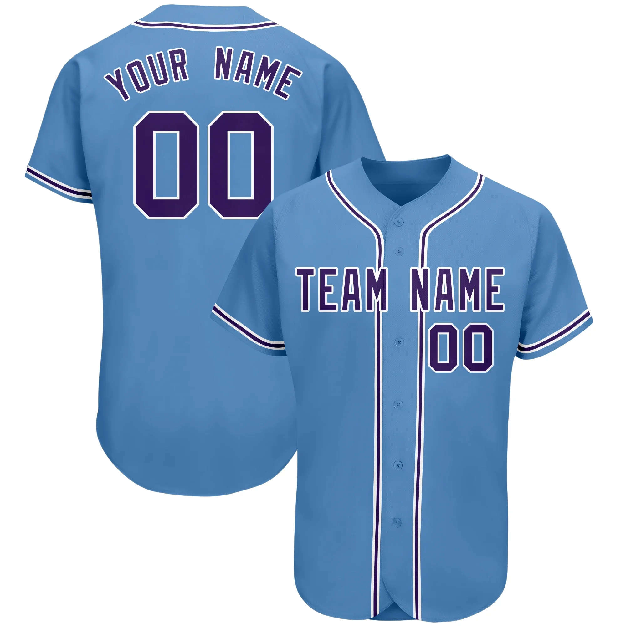 

Custom Baseball Jersey Full Sublimated Team Name/Numbers Make Your Own Quick-dry Soft Mesh Shirts Men/Kids Button-down Uniforms