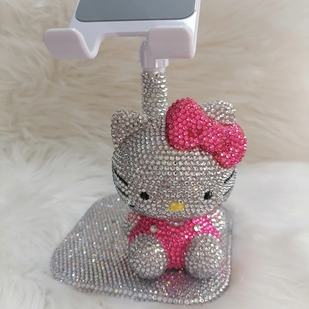 Rhinestone Crystal Bling Tablet Mobile Phone Desktop Phone Stand for iPad Desk Holder Adjustable Desk Bracket Smartphone Stand