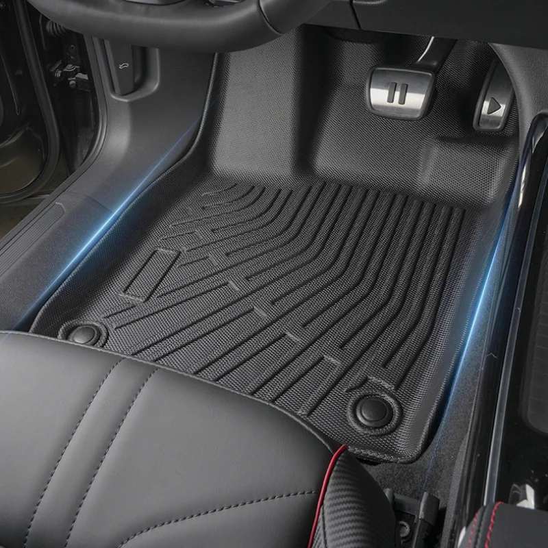 Car Floor Mats for EX30 2025 2024 All Weather Front Rear Cargo Liner Mat, Waterproof Anti-Slip Foot Pads Accessories