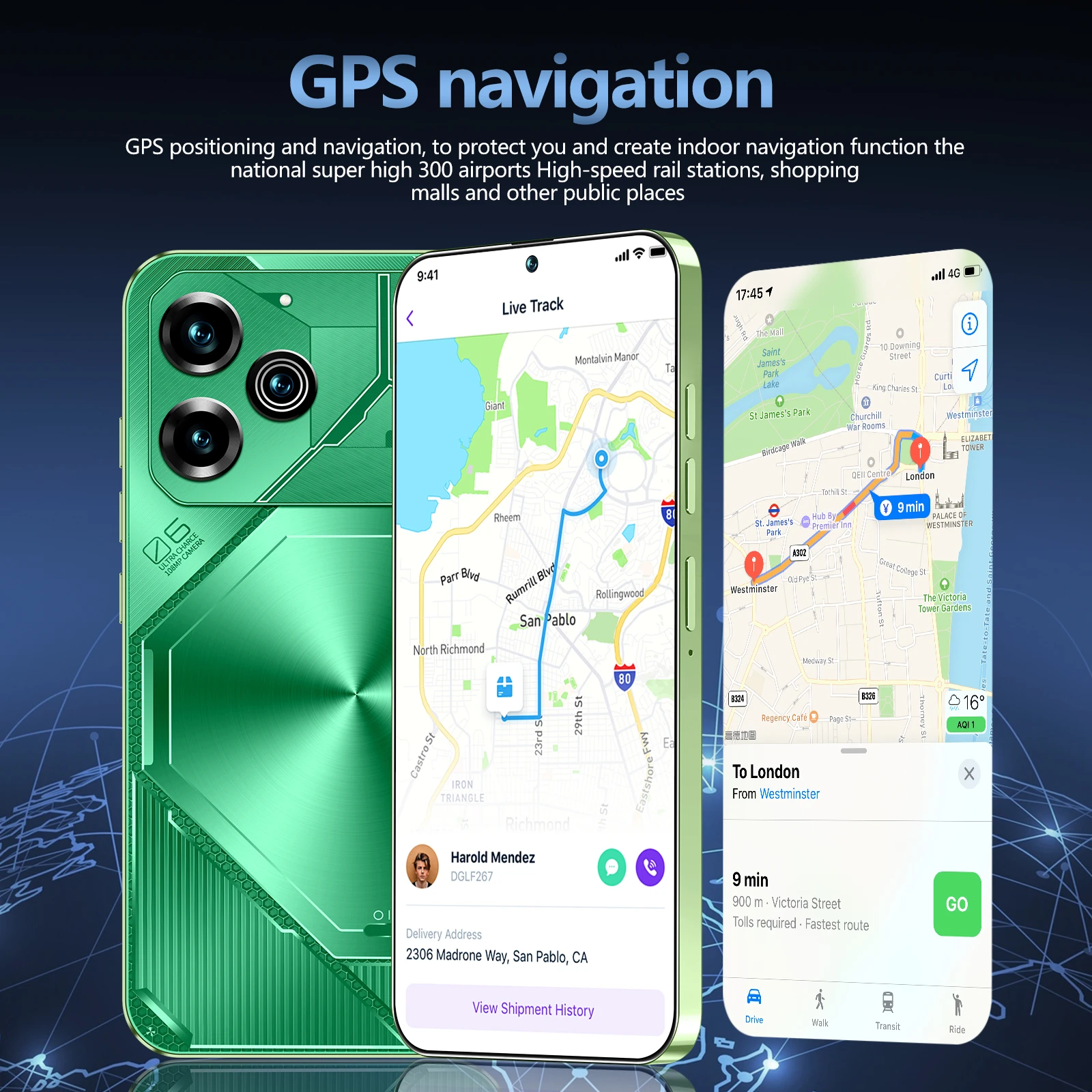 Global Version Pova 6 pro Smartphone 5G 7.38