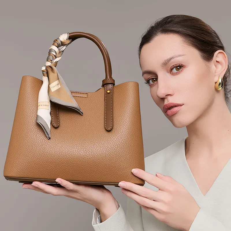 

Сумка-тоут, вместительная женская сумка-корзина, сумка через плечо, женская сумка для поездок на работу, кожаная сумка