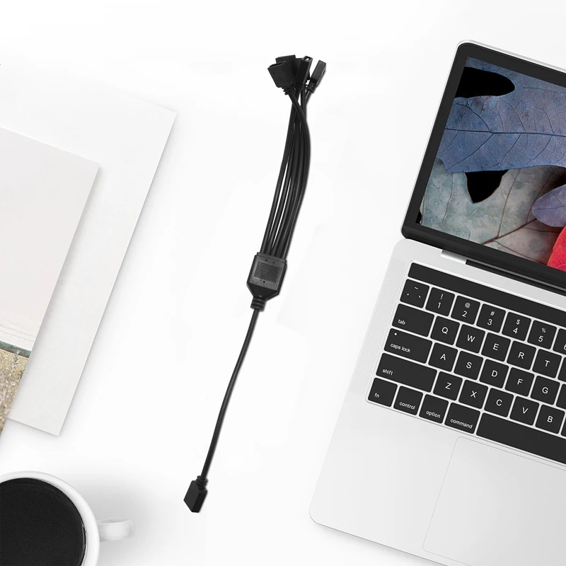 Kipas pendingin CPU, 2 buah kabel adaptor Splitter RGB, ekstensi Motherboard, kabel pemisah kabel kipas 5V 3 Pin untuk komputer, rumah, pendingin CPU