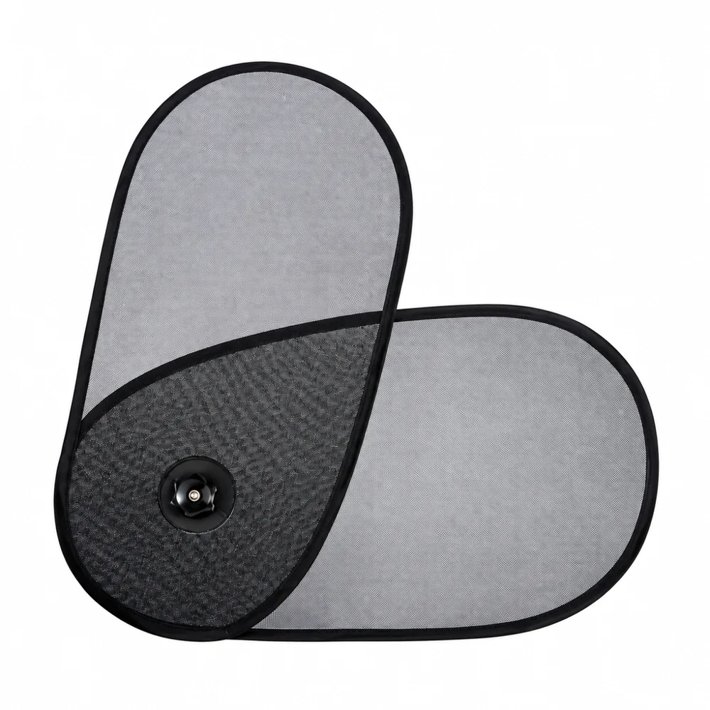 HTMCK 1PC Telescopic Car Side Shade Heat Insulation Sun Blocker for All Cars Non-Vision Blocking Travel/Home/Car Use Accessory