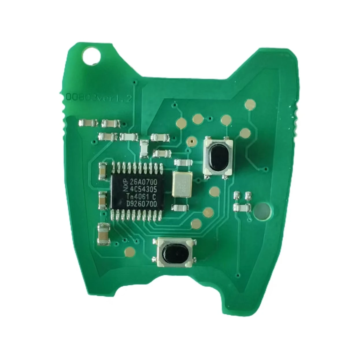 Jingxin 433MHZ ID46 PCF7961 2-Tasten-Fernbedienungs-PCB-Platine für Autoschlüssel für Peugeot 106 206 207 306 307 für Citroen C1 C2 C3 C4 Picasso – Detail 2