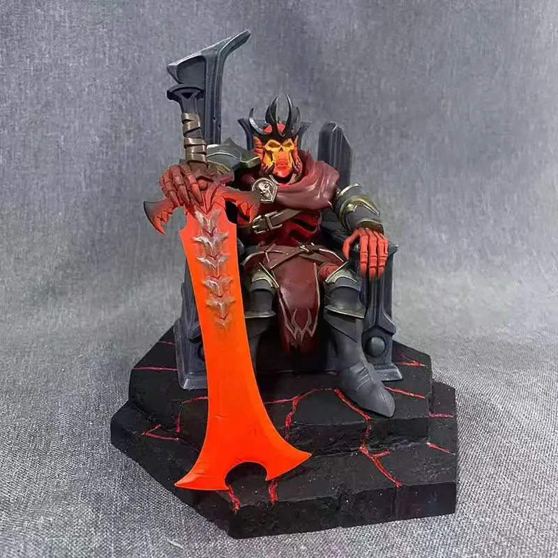 【In Stock】Original WarcraftDOTA Wraith King Game Character Sculpture Anime Action Figurals Collectible Model Toy Keepsake Gift